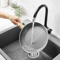 Wok induction Karaca Swiss Crystal 28 cm, crème