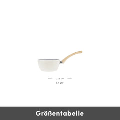 Karaca Swiss Crystal 18 cm Milchkännchen – Creme | PFAS-frei & Induktionstauglich