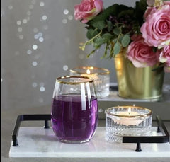 Verre Amber Golden Touch, lot de 6