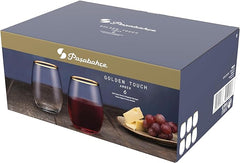 Verre Amber Golden Touch, lot de 6