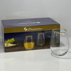 Verre Amber Golden Touch, lot de 6