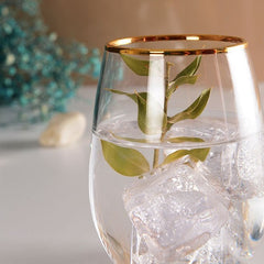 Verre Amber Golden Touch, lot de 6