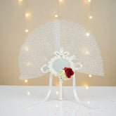 Magnetischer Mini-Spiegel mit Blumen – Hochzeits- oder Nişan-Geschenk