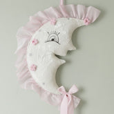 Babyzimmer Deko „Halbmond“ – Rosa