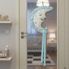 Babyzimmer Deko „Halbmond“ – Blau