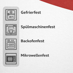 Pasabahce Borcam Auflaufform rechteckig 2900 ml – Glas Backform für Ofen