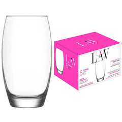 LAV Empire Trinkgläser Set – 6-teilig, 510 ml