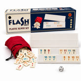 Spielesammlung Flash Plastik Okey Set inkl. Melamin Spielsteine