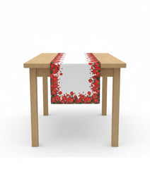 Chemin de table rose