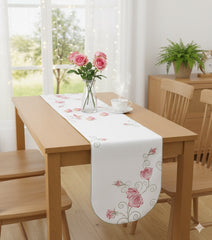 Tischläufer Rose – Oval, 40x160cm Oval