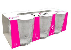 LAV Keops KEO366E 6er Trinkgläser-Set, 345ml