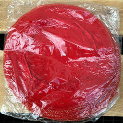 50 pieces gift organza bags red 24 cm, round, almond sugar bags, mini organza bags