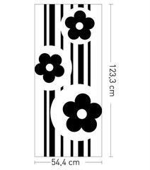 Velours Wandtattoo Pan 54X123 cm