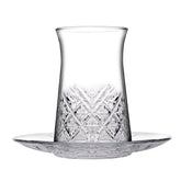Pasabahce Timeless Teeset 12-teilig – Teegläser mit Untertassen für 6 Personen