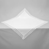 „Elegance Line“ Tischdecke – Creme Weiss