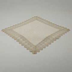 Tischdecke Rechteckig Natur/Bunt, Polyester-Leinen-Optik