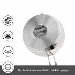 Set de théière Karaca Urban Midi en acier inoxydable, 3 pièces