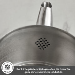 Set de théière Karaca Urban Midi en acier inoxydable, 3 pièces