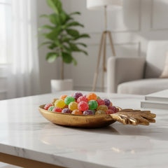 Karaca Nova Pine – Assiette décorative en forme d'ananas en polyrésine (9,3 × 19,3 cm)