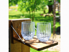 Koziol Trinkglas Club No. 24 300 ml, 2 Stück, Aquamarine