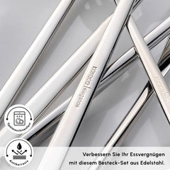 Menagère New Everest Elegance pour 12 personnes, 84 pièces