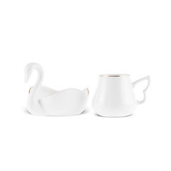 Karaca Schwan Kaffeetassen Set, 12-teilig