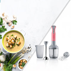 Arzum AR1016 Prostick 1000 | Stick Blender Set – korallenrot