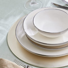 Eclipse Platin Geschirrset, 57-teilig