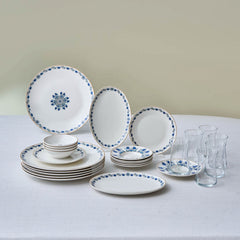 Karaca Bone China İznik Frühstücksset für 6 Personen, 26-teilig