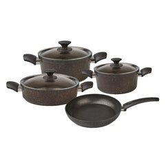 Karaca Biogranit Black Gold 7-piece pot set