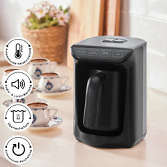 Karaca Hatır Kaffeemaschine mit Röstfunktion Shiny Black