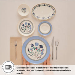 Karaca Blue Clove Frühstücksset für 6 Personen – 26-teilig