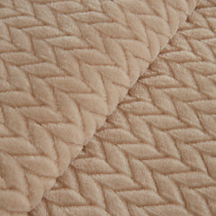Karaca Leaves Bettdecke für Doppelbett Ecru, 200 × 220 cm