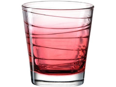 Leonardo Trinkglas Vario Struttura 250 ml, 6 Stück, Rot