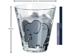 Verre pour enfant Leonardo Bambini éléphant, 215 ml, lot de 6