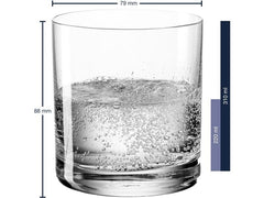 Verre à eau Leonardo Easy maxi 310 ml, lot de 6, transparent