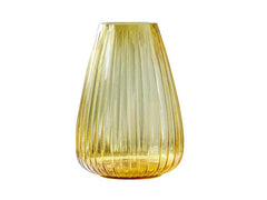 Kusintha Vase von Bitz – 22 cm Glasvase, 4 Farbvarianten (Gelb, Grün, Pink, Blau)