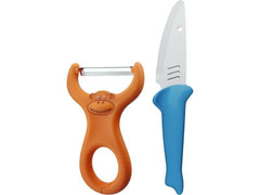 WMF Kinder Küchenmesser Willy Mia Fred Blau/Rot