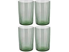 Bitz Trinkglas Kusintha 280 ml, 4 Stück, Grün