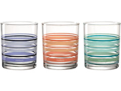 Verre à boire Montana : New Stripes 240 ml, 1 pièce, transparent