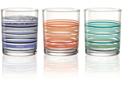 Verre à boire Montana : New Stripes 240 ml, 1 pièce, transparent