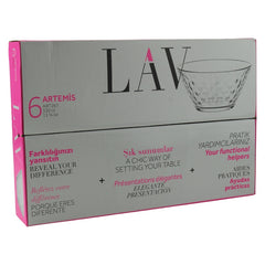 LAV ART267F Artemis 6er Schale 330cc