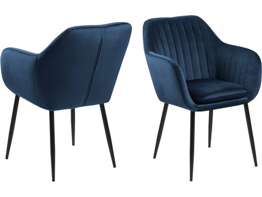 AC Design Stuhl Emilia Dunkelblau