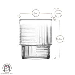 Set de 3 verres LAV Helen - 230 ml