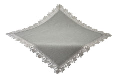Tischdecke, Eckig, grau
