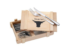 WMF Steakbesteck-Set 12-teilig, Silber