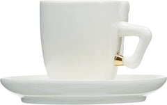 Karaca Horse tasse à moka en porcelaine 4 pièces tasse à expresso pour 2 personnes