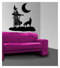 Sticker mural en velours Ergenekon 136X131cm