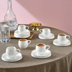 Karaca Streamline Sunset Espresso Kaffee Set, 12-teilig, 100ml