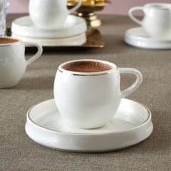 Karaca Streamline Sunset Espresso Kaffee Set, 12-teilig, 100ml